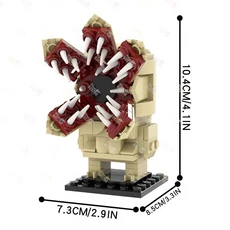 창의력 시리즈 캐릭터 장식 빌딩 블록 DIY 데모고곤 몬스터 모델 조립 벽돌 장난감 어린이 MOC1085 170 개, 01 MOC1085