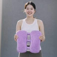 문라이트 에어 스텝퍼 지압 발마사지 홈트 운동기구 저소음 실내 하체운동, 퍼플