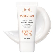 퓨어그램 워터풀 에센스 선크림 유기자차 SPF50+ PA++++ 눈시림 없는 백탁없는 수분 선세럼, 1개, 50ml 1개, 50ml
