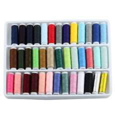 펴나나다 39종 가정용 바느질 재봉실 세트, 1개, 혼합색상