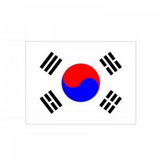 태극기 게양용 9호 30-45, 흰색, 1개