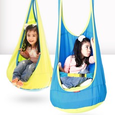 파파스윙 패브릭 유아 아기 실내 그네, 레드, 1개