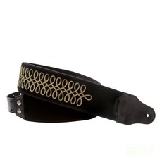 RightOn Jazz 系列 SGT. Peppers 黑色 吉他 貝斯 背帶 西班牙進口, 1個