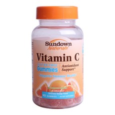 Sundown Naturals 無麩質維他命C軟糖, 1瓶, 90顆
