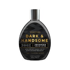 STATUS: DARK & HANDSOME 300X ADVANCED 태닝 로션 13.5 온스(1온스=약30g) TAN INC, 1개, 400ml