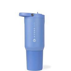 HydroJug 스포츠 - 빨대가 있는 스테인리스 스틸 텀블러 진공 단열 946.4ml(32온스) 누출 방지 물병 인체 공학적 디자인 재사용 가능 식기 세척기 사용 고, 라이트 블루