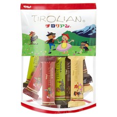 Tirolian 綜合8種口味 香草 + 草莓 + 咖啡 + 巧克力, 1個, 60g