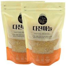 국내산 마늘 냉장 다진마늘 간마늘 당일제조, 500g, 2개