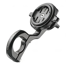 美國F3 極簡碼錶座 碳纖維 輕量化 Garmin/Wahoo碼錶適用 -石頭單車, 黑色, 1個