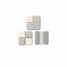 FaSoLa 多用途無痕防撞條 減震 高彈性能 自黏, 1個, 防撞門貼塊