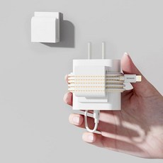 충전기 케이블 선정리 홀더 2p 수납 버클 거치대-08600EA