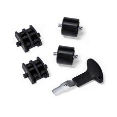 스노우드림 롤러슈즈 액세서리 부품 통용 휠리스 액세서리 가족사진, 1개, 옵션B (블랙 더블휠)