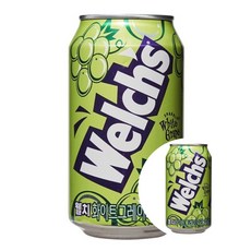 청포도 맛 탄산 농심 웰치스 350ml 24캔 청포도 박스