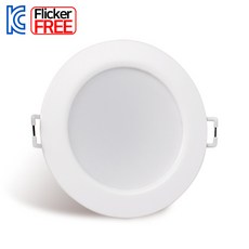 오스람 레드밴스 LED 다운라이트 3인치 8W 확산형 플리커프리 매입등, 주광색(하얀빛), 1개