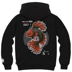 간쓰리 긴교 국내생산 기모 후드티