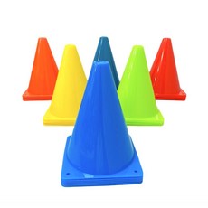 축구 훈련 방향전환 트랙 접시콘 다목적 고깔콘 콘, 블루