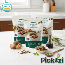 픽찌 표고 버섯 피클 장아찌 200g 간장맛, 1개