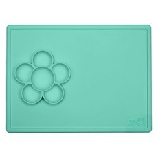 美國ezpz Play Mat 小花遊戲盤 - 薄荷綠（正版公司貨，有防偽標籤）, 薄荷綠