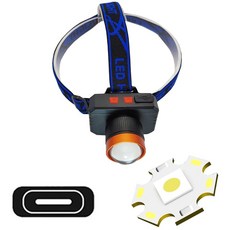 ZOOM LED 충전식 멀티 야외 랜턴 헤드랜턴 doi+9394qA
