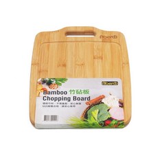 Aberu 雅柏 弧邊竹砧板 無漆竹砧板 SGS檢驗合格 環保材質 兩種尺寸, 1個, 天然木