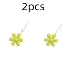 2pcs DIY 손 바느질 자리 Lockstitch 스텐실 액세서리 패브릭 골무 장치 홈 에이즈, 01 2pcs-yellow