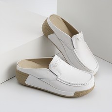 잭앤질 여성용 소가죽 슬립온 뮬 JA2160