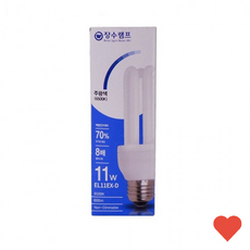인테리어조명 전구 11w 주광색