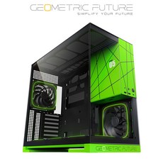 Geometric Future 幾何未來 Model 5 悟空 玻璃海景 5風扇版 黑綠