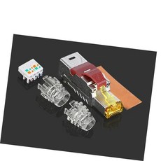 랜케이블 PC케이블 PC케이블랜케이블 부트 CAT8RJ45 플러그 타입 Toolless, 본상품