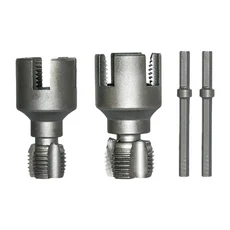 파이프 스레드 커팅 쉬운 도구 설치 수리 호환 실용적인 키트 전기 드릴 배관 메이커 스레더, 4 and 6 Point