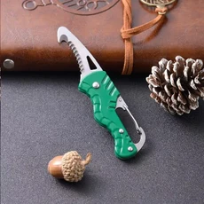 휴대용 다기능 칼 스테인레스 오픈 소포 스트랩 커터 긴급 생존 도구 풀기 상자 오프너, 03 green, 03 green, 1개