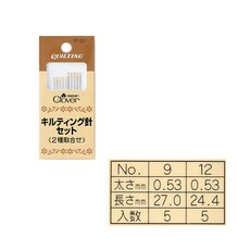 퀼트넘버원 크로바퀼팅바늘(9호), 1개