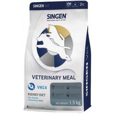 SINGEN 信元 VKC4 貓咪腎臟處方飼料 1.5KG, 1個, VKC4貓用腎臟病
