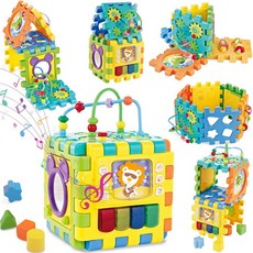 UQTOO 구슬 코스터 루핑 어린이 아기 장난감 스미키 다기능 끼워 넣기 · 모양