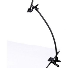 사진 스튜디오 조명 스탠드 클램프 배경 클립 구스넥 튜브 작은 크기 반사경 홀더