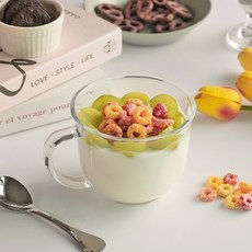 투명한 손잡이 요거트 볼 490ml 2P / 우드스푼 3P, 에일리즈 우드스푼 3P, 3개