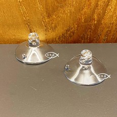 友魚屋 自浮式養殖箱 隔離箱 產卵箱 飼育盒, 1個, 零件 吸盤(自浮式繁殖箱) 2入