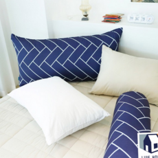 사각 바디필로우 커버 롱 원형 베개 쿠션, 롱쿠션_베개솜