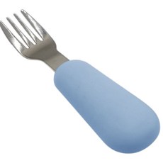 專業兒童學習湯匙 (副食品/兒童餐具), 夕霧藍,叉子, 湯匙、叉子