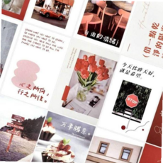 엽서 컬러 감성엽서 장밋빛 감성 모음 감성소품 59000EA 1EA, 본상품