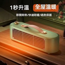 全屋溫暖取暖機，具備過熱保護與輕巧便攜設計, 綠色, 110V取暖機