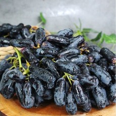 [당도 보장] 씨없는 고당도 블랙 사파이어 포도, 1박스, 1kg