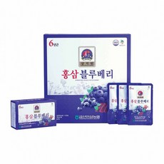 [금산인삼농협 삼지원] 홍삼 블루베리 70ml x 30포, 1개, 1정