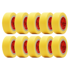 [당일발송] 전기테이프 절연테이프 20mm X 9M(10개입) 노랑, 10개