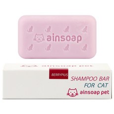 ainsoap 貓咪洗毛皂 綜合莓果, 90g, 1個