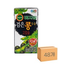 정식품 베지밀 검은콩 두유 고칼슘 190ml 48개