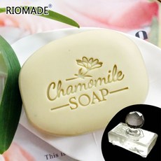 식물 꽃 레몬 로즈 카모마일 플래그 스타일 비누 스탬프 천연 수제 씰 투명 아크릴 DIY 만들기 도구, 01 CHINA, 15 Stamp with handle, 1개