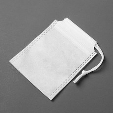 부직포 복주머니 50p 12x15cm 화이트 수납 화장품, 본상품