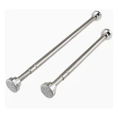 샤워커튼봉 화장실 욕실 압축 스텐레스 커튼봉 샤워커텐봉 봉 소형 중형 대형 특대형, 1개