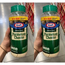 2개 세트 크래프트 파마산 치즈 680g Kraft Grated Parmesan Cheese, 2팩